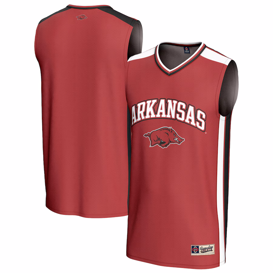 Unisex GameDay Greats Cardinal Arkansas Razorbacks Spirit Basketball Jersey - SUjersey01