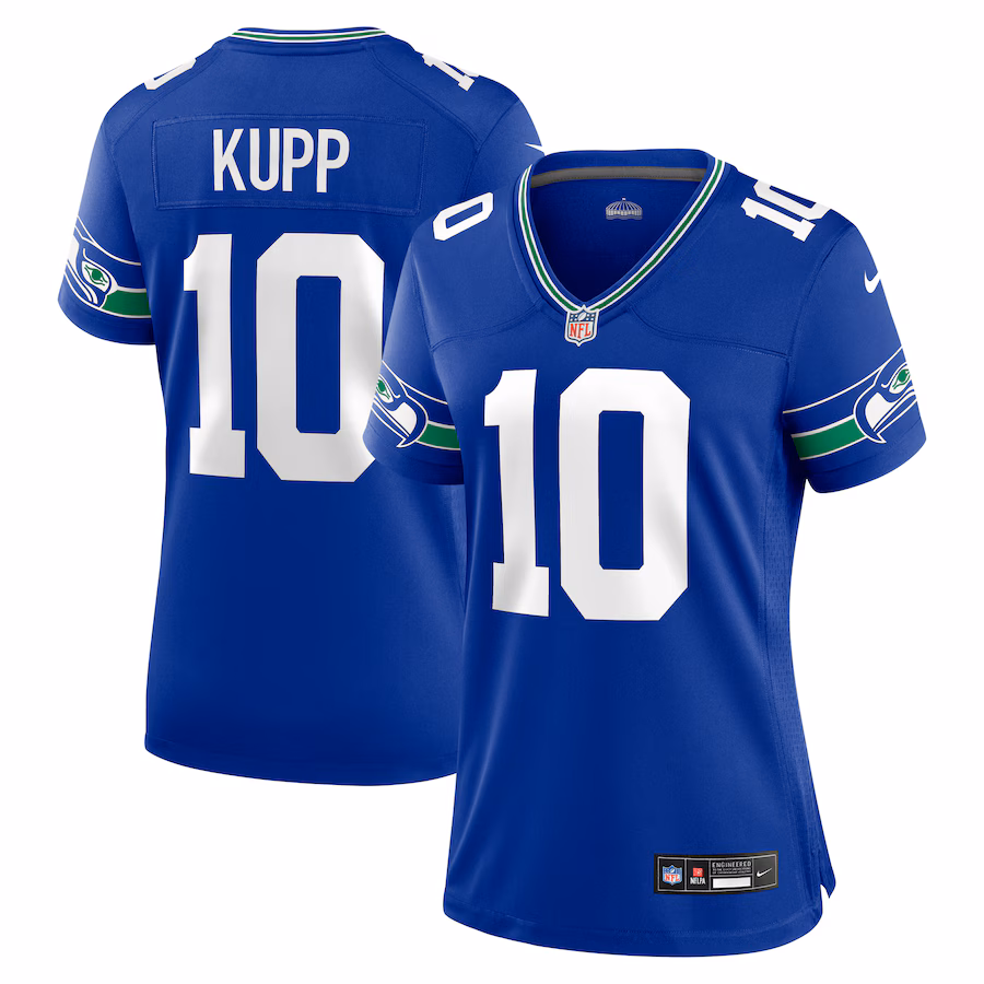 Women's Seattle Seahawks Cooper Kupp Nike Royal Alternate Game Jersey - SUjersey01