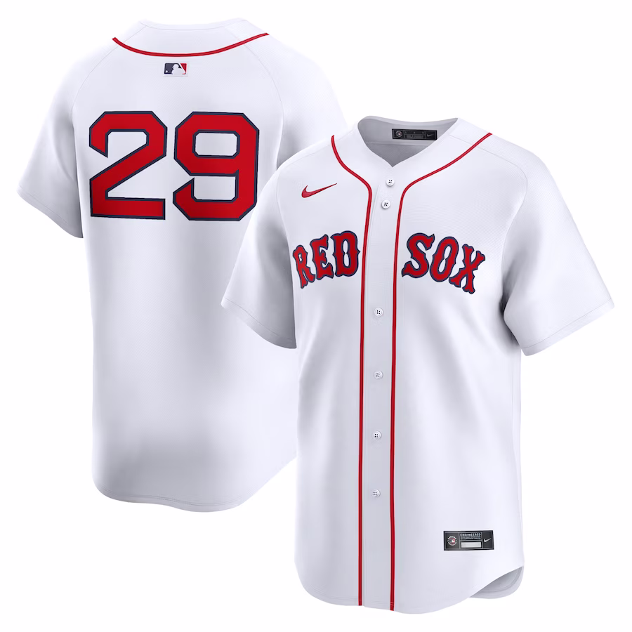 Men's Boston Red Sox Bobby Dalbec Nike White Home Limited Player Jersey - SUjersey01