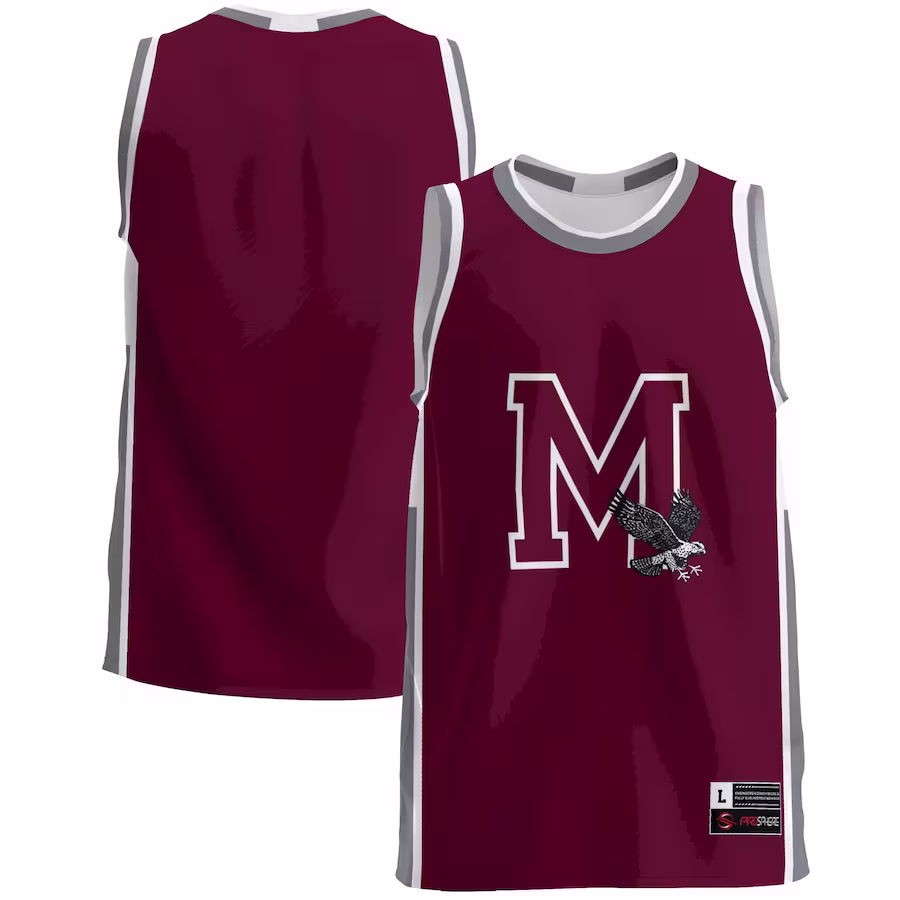 Maryland Eastern Shore Hawks GameDay Greats  Lightweight Basketball Jersey - Maroon - SUjersey01
