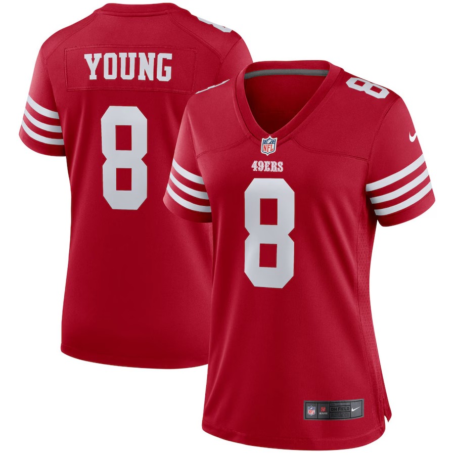 Women's San Francisco 49ers Steve Young Nike Scarlet Retired Player Game Jersey - SUjersey01