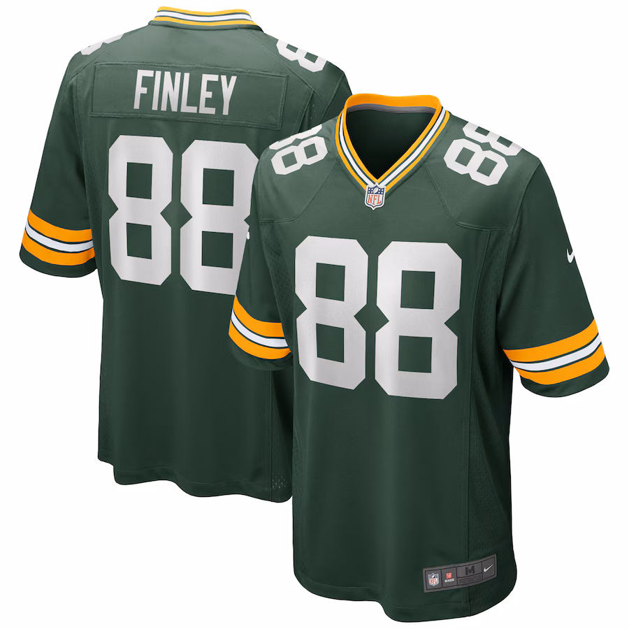 Men's Green Bay Packers Jermichael Finley Nike Green Game Retired Player Jersey - SUjersey01