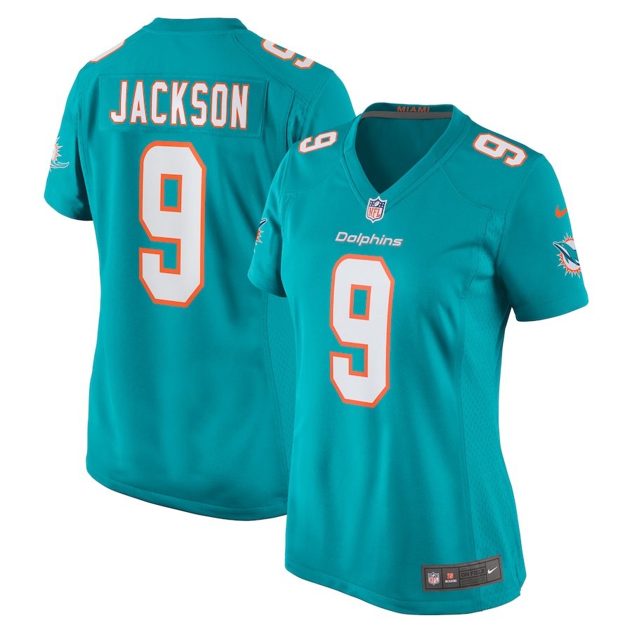 Women's Miami Dolphins Calvin Jackson Nike Aqua Home Game Player Jersey - SUjersey01