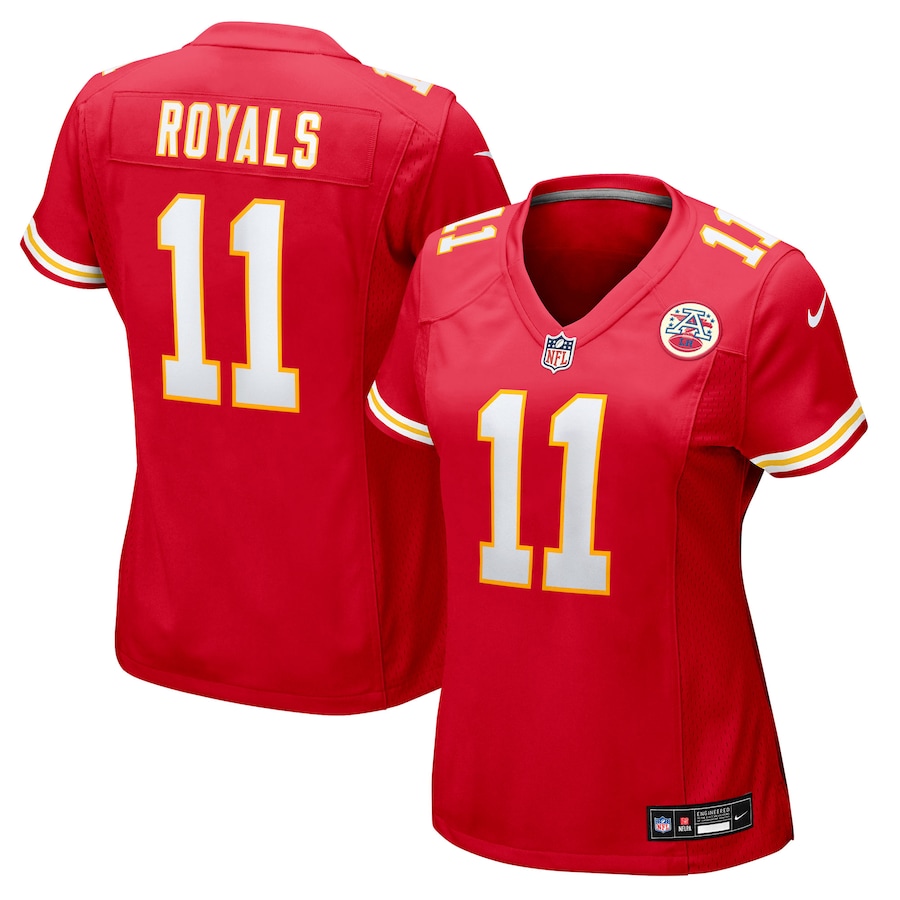 Women's Kansas City Chiefs Jalen Royals Nike Red Team Game Jersey - SUjersey01