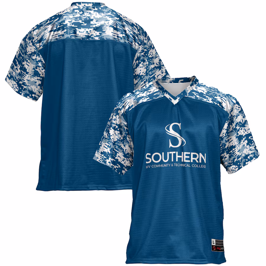 Youth GameDay Greats  Blue Southern West Virginia Community and Technical College  Football Jersey - SUjersey01