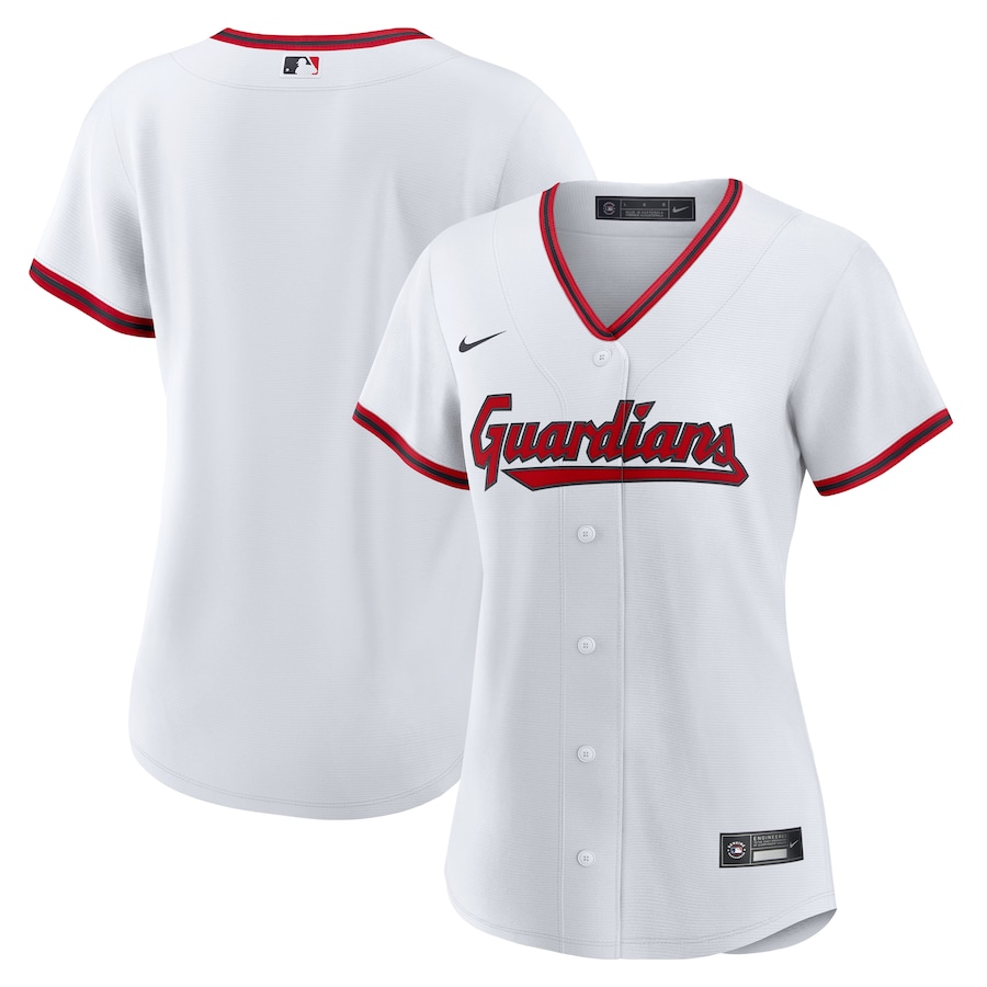 Women's Cleveland Guardians Nike White Home Replica 2.0 Jersey - SUjersey01