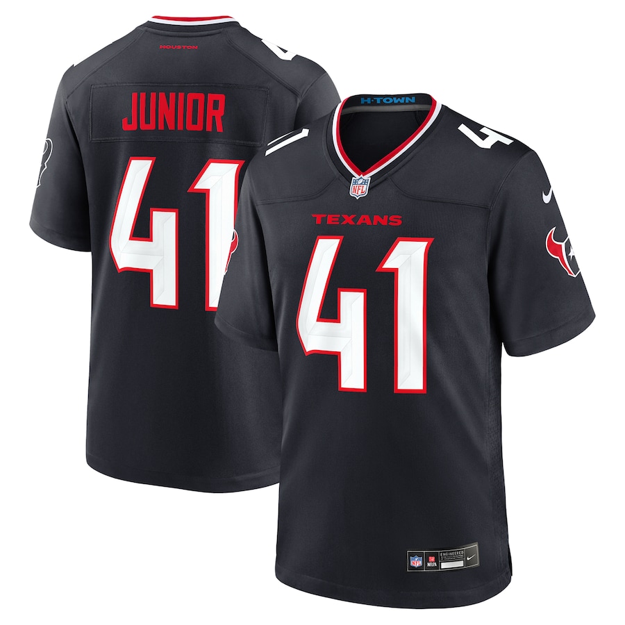 Men's Houston Texans Gregory Junior Nike Navy Team Game Jersey - SUjersey01