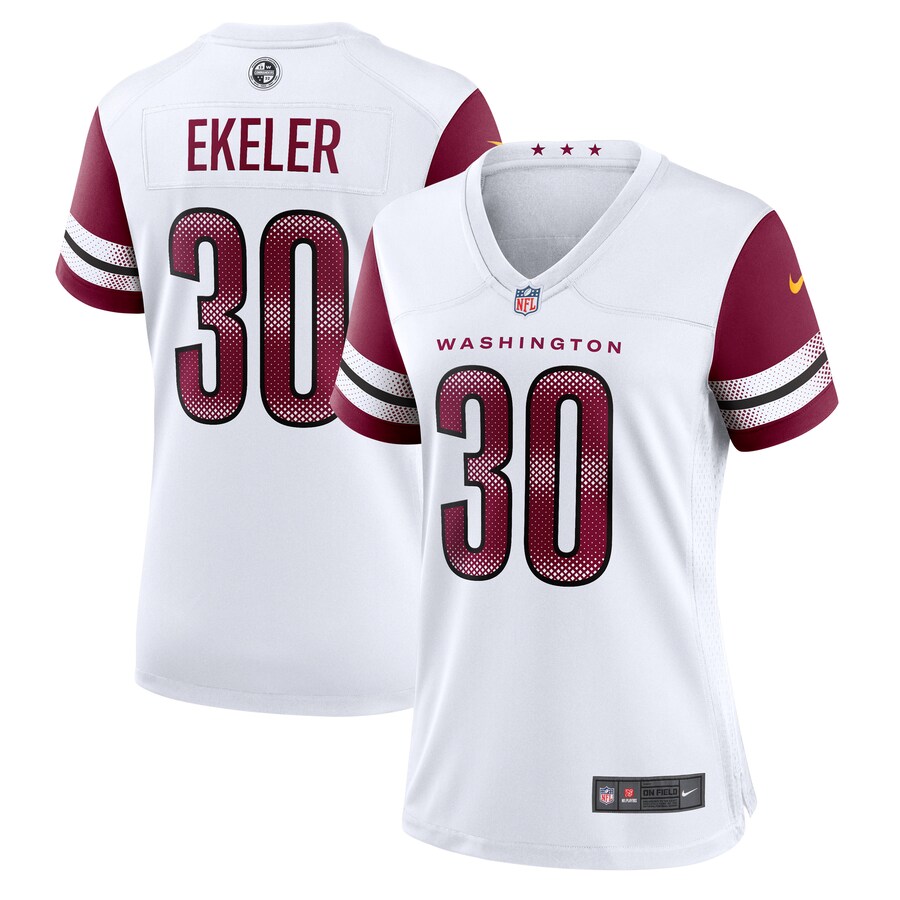 Women's Washington Commanders Austin Ekeler Nike  White Game Jersey - SUjersey01