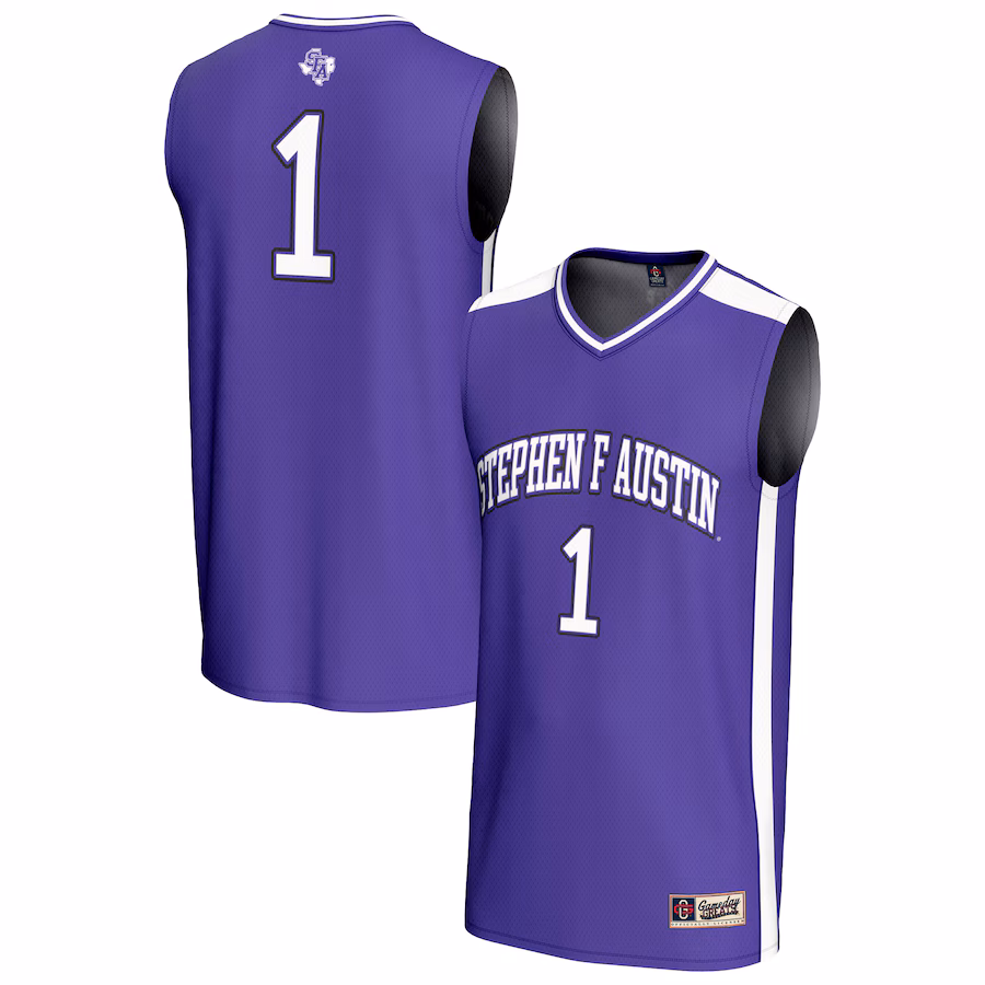 Unisex GameDay Greats #1 Purple Stephen F Austin Lumberjacks Lightweight Basketball Fashion Jersey - SUjersey01