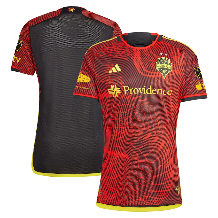 Men's Seattle Sounders FC adidas Red 2023 The Bruce Lee Kit Authentic Jersey - SUjersey01