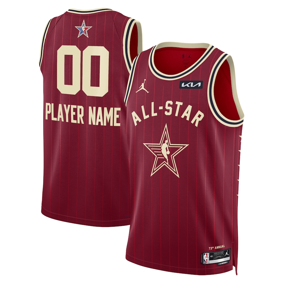 Unisex Jordan Brand Crimson 2024 NBA All-Star Game Swingman Custom Jersey - SUjersey01