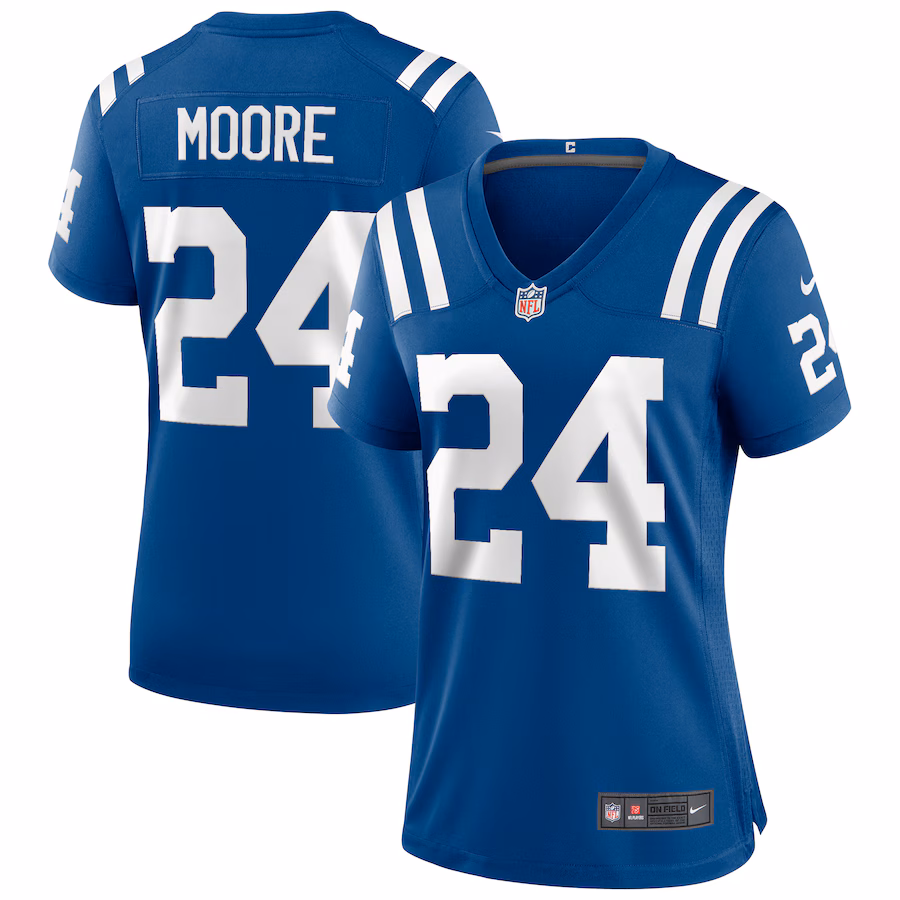 Women's Indianapolis Colts Lenny Moore Nike Royal Game Retired Player Jersey - SUjersey01