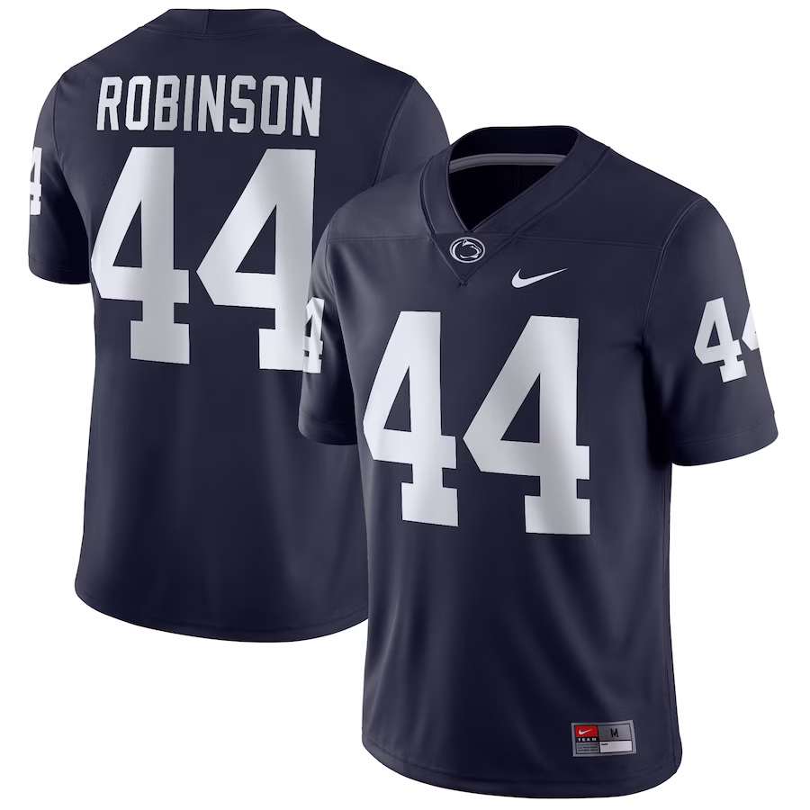 Chop Robinson Penn State Nittany Lions Nike  NIL Football Game Jersey – Navy - SUjersey01