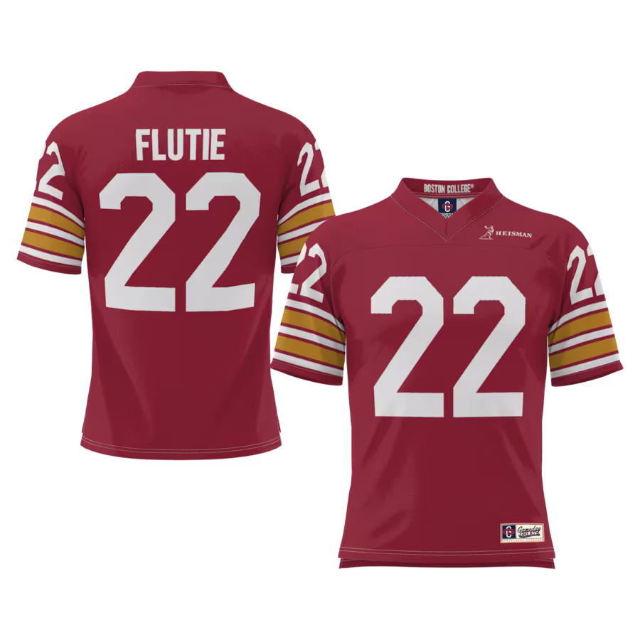 Doug Flutie Boston College Eagles GameDay Greats Youth Heisman Football Jersey - Maroon - SUjersey01