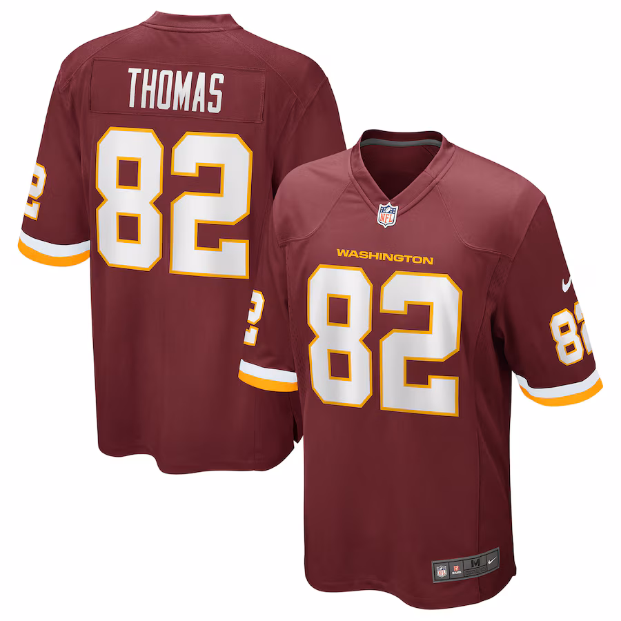 Men's Washington Football Team Logan Thomas Nike Burgundy Jersey - SUjersey01