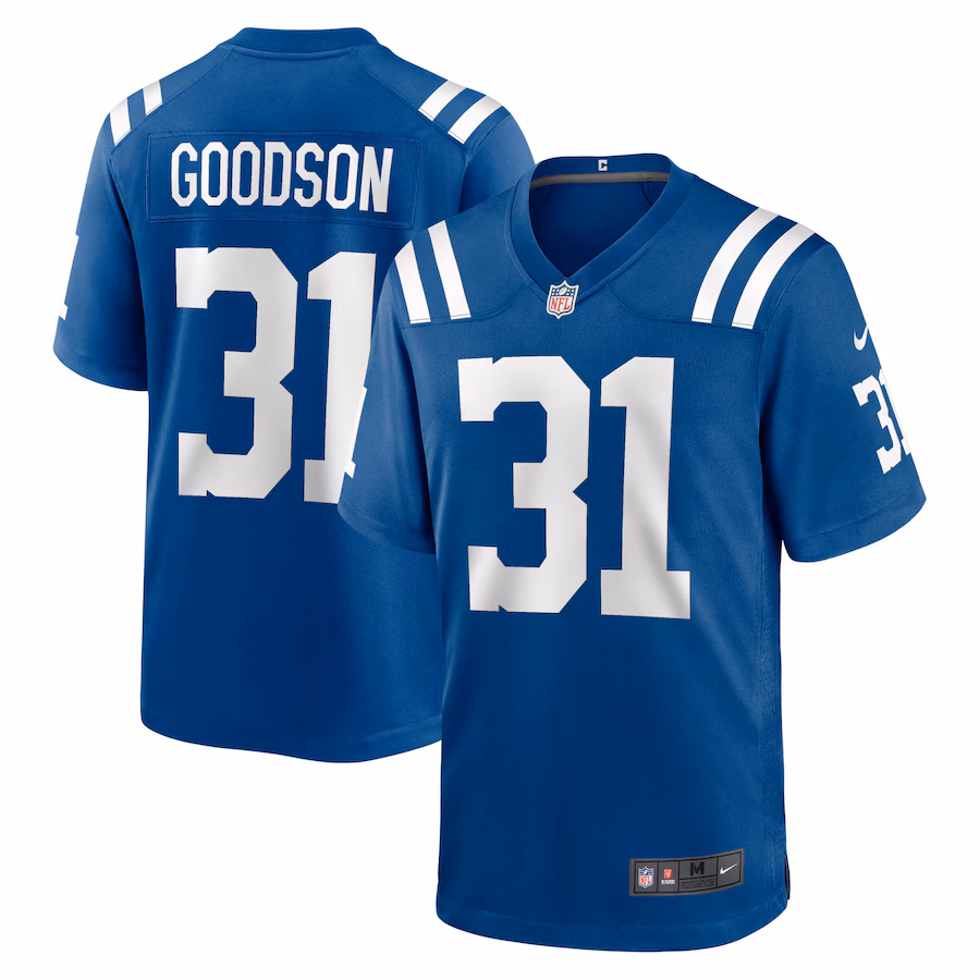 Men's Indianapolis Colts Tyler Goodson Nike Royal Game Jersey - SUjersey01