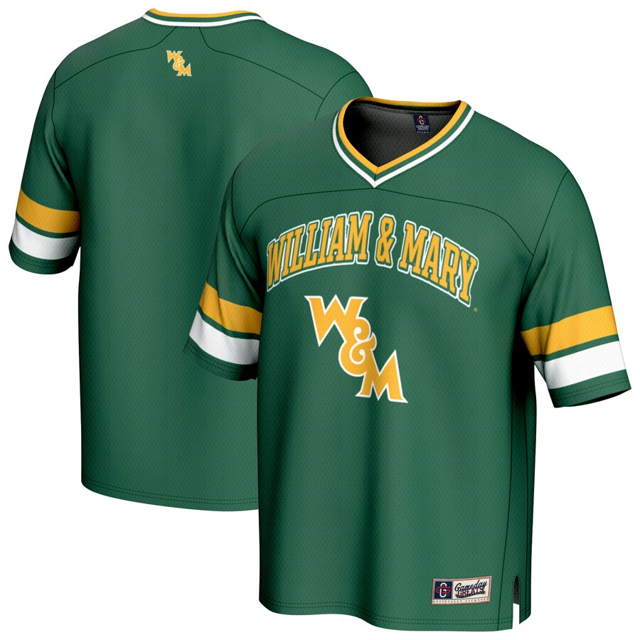 Men's GameDay Greats Green William & Mary Tribe Football Jersey - SUjersey01