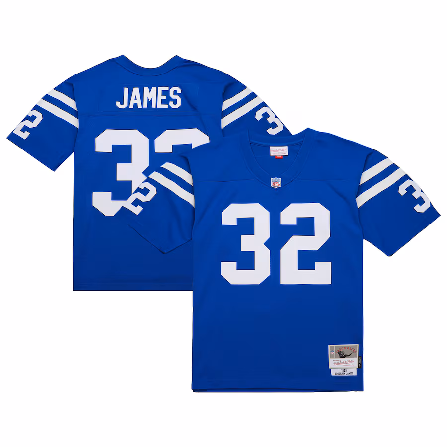 Men's Indianapolis Colts Edgerrin James Mitchell & Ness Royal 1999 Legacy Replica Jersey - SUjersey01
