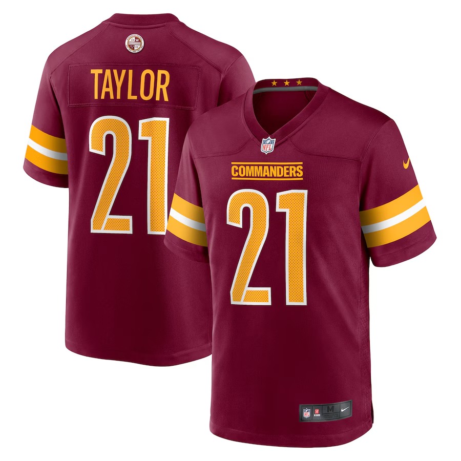 Men's Washington Commanders Sean Taylor Nike Burgundy Player Game Jersey - SUjersey01