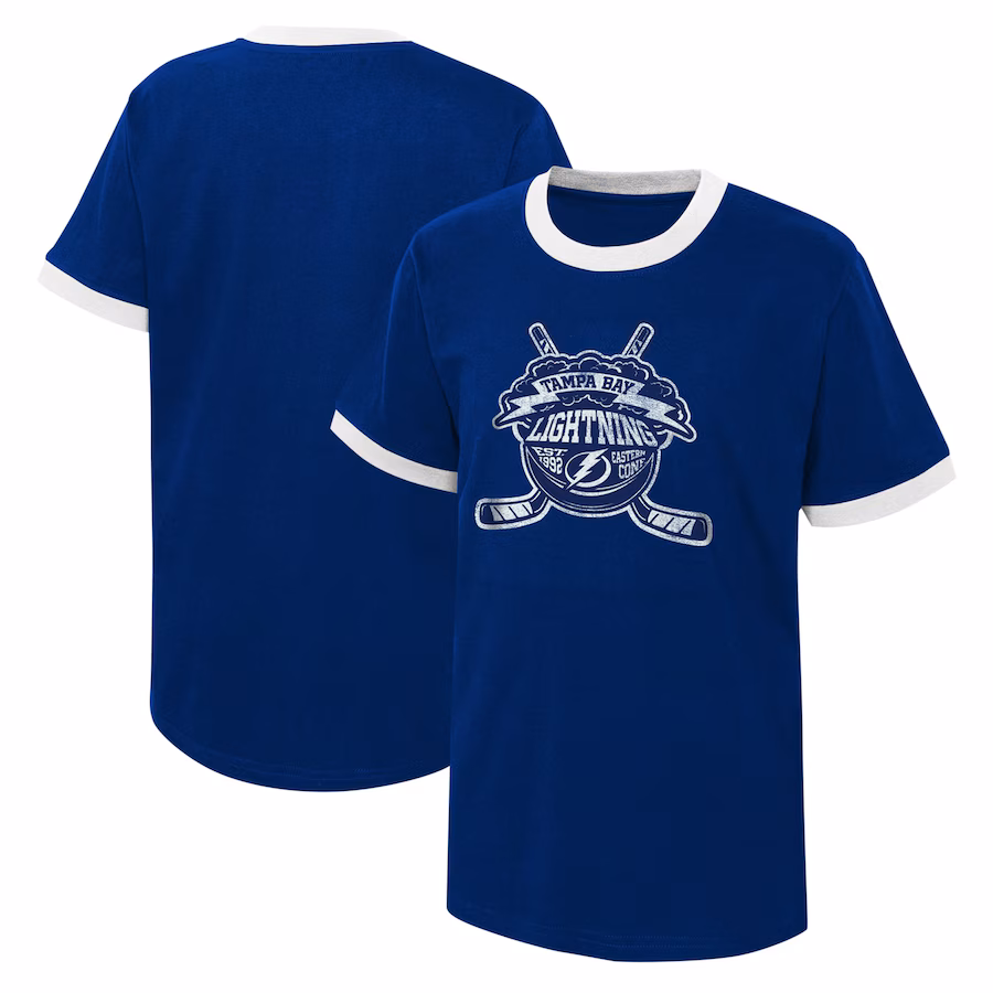 Youth Tampa Bay Lightning Blue Ice City T-Shirt - SUjersey01