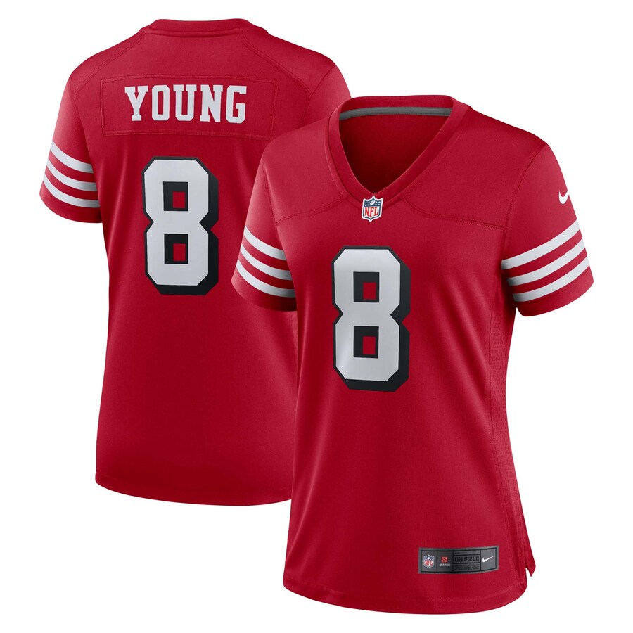 Women's San Francisco 49ers Steve Young Nike Scarlet Alternate Game Jersey - SUjersey01