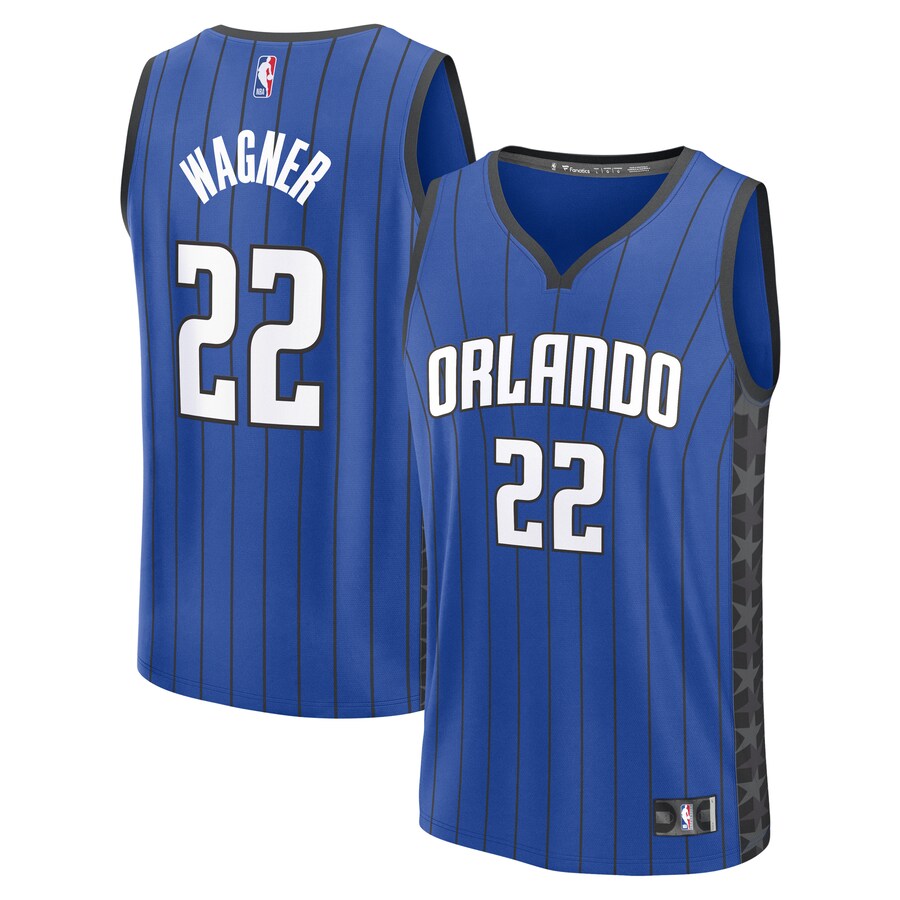 Men's Orlando Magic Franz Wagner Fanatics Blue Fast Break Replica Player Jersey - Statement Edition - SUjersey01