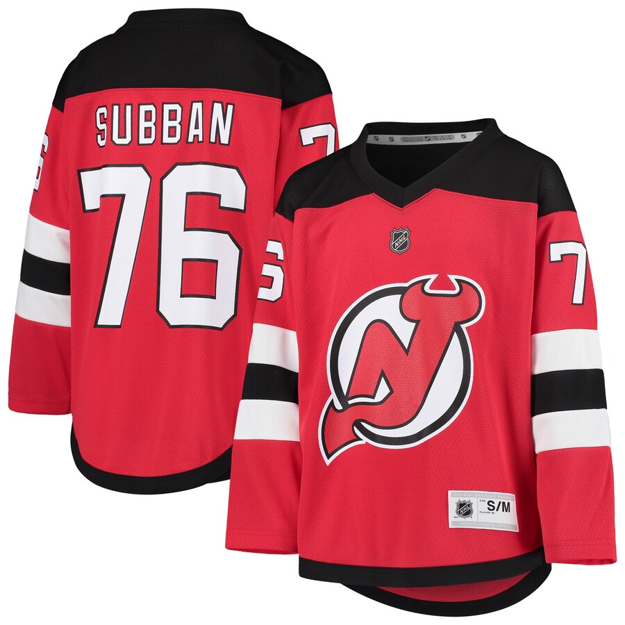 Youth New Jersey Devils P.K. Subban Red Home Player Replica Jersey - SUjersey01