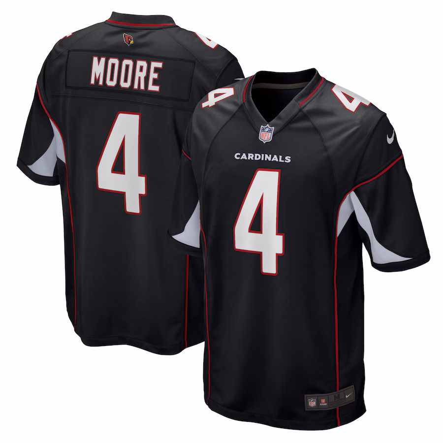 Men's Arizona Cardinals Rondale Moore Nike Black Game Jersey - SUjersey01
