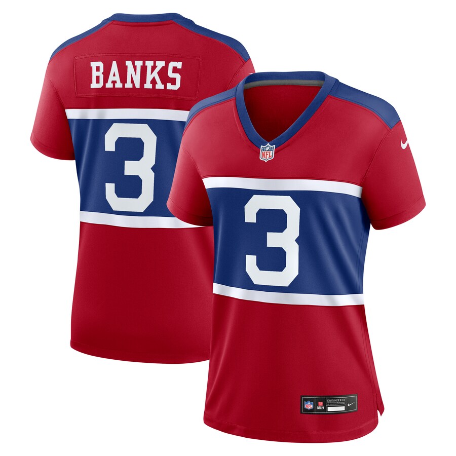 Women's New York Giants Deonte Banks Nike Century Red Alternate Player Game Jersey - SUjersey01