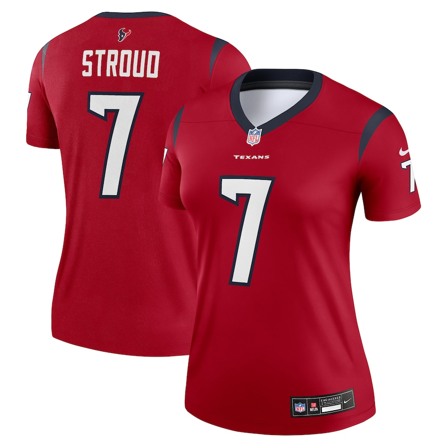 Women's Houston Texans C.J. Stroud Nike Red  Legend Jersey - SUjersey01