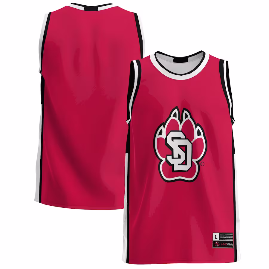 South Dakota Coyotes GameDay Greats  Lightweight Basketball Jersey - Red - SUjersey01