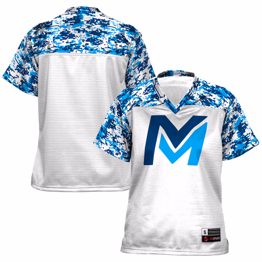 Mid Michigan College GameDay Greats Women's Football Jersey - White - SUjersey01