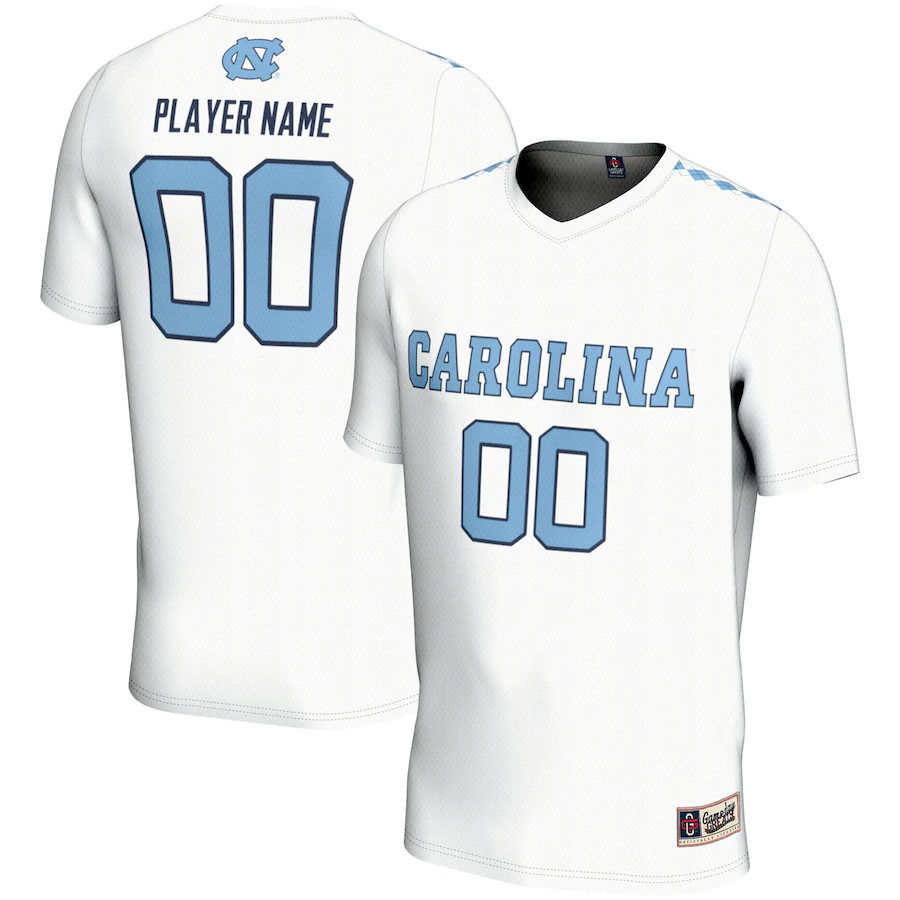 North Carolina Tar Heels GameDay Greats Youth NIL Pick-A-Player Women's Lacrosse Lightweight Jersey - White - SUjersey01
