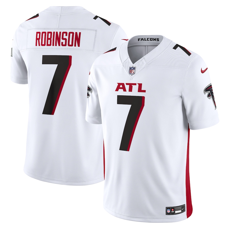 Men's Atlanta Falcons Bijan Robinson Nike White  Vapor F.U.S.E. Limited Jersey - SUjersey01