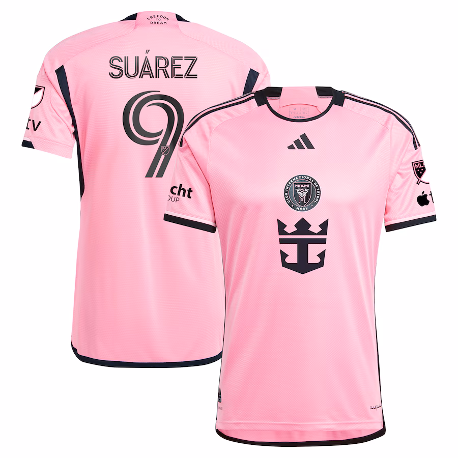 Men's Inter Miami CF Luis Suárez adidas Pink 2024 2getherness Authentic Player Jersey - SUjersey01
