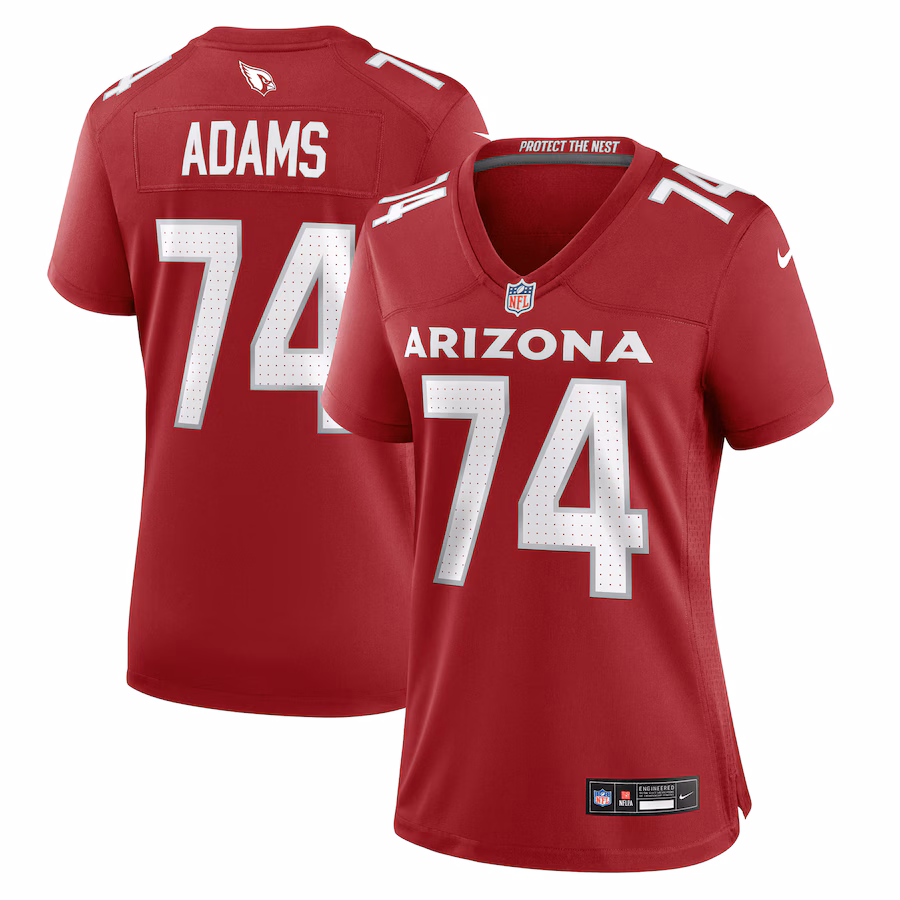Women's Arizona Cardinals Isaiah Adams Nike Cardinal Game Jersey - SUjersey01