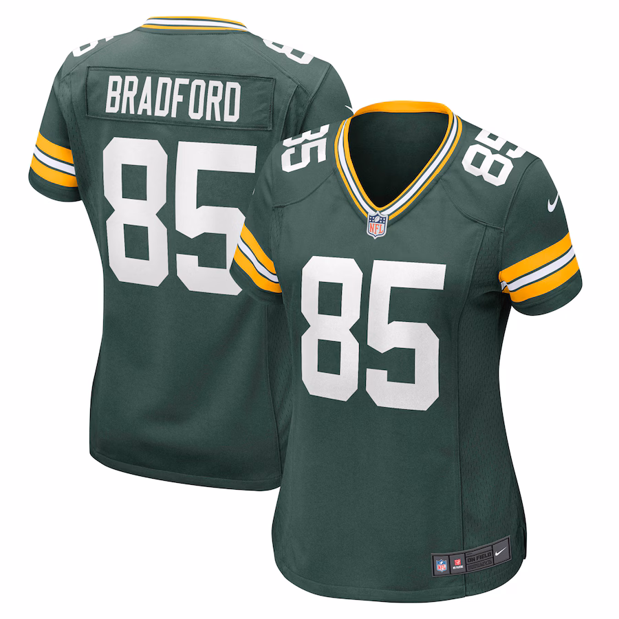 Women's Green Bay Packers Corey Bradford Nike Green Retired Player Jersey - SUjersey01