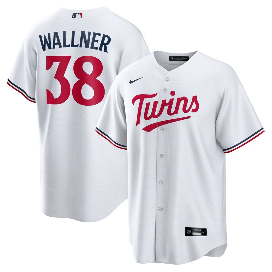 Men's Minnesota Twins Matt Wallner Nike White Home Replica Jersey - SUjersey01