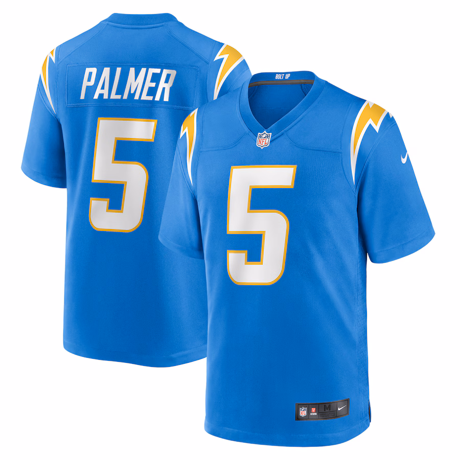 Men's Los Angeles Chargers Joshua Palmer Nike Powder Blue Game Player Jersey - SUjersey01