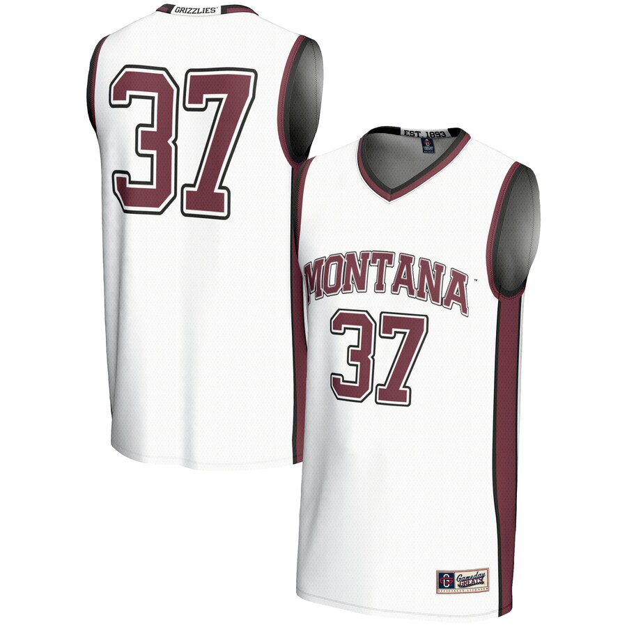 Youth GameDay Greats #37 White Montana Grizzlies Lightweight Basketball Jersey - SUjersey01