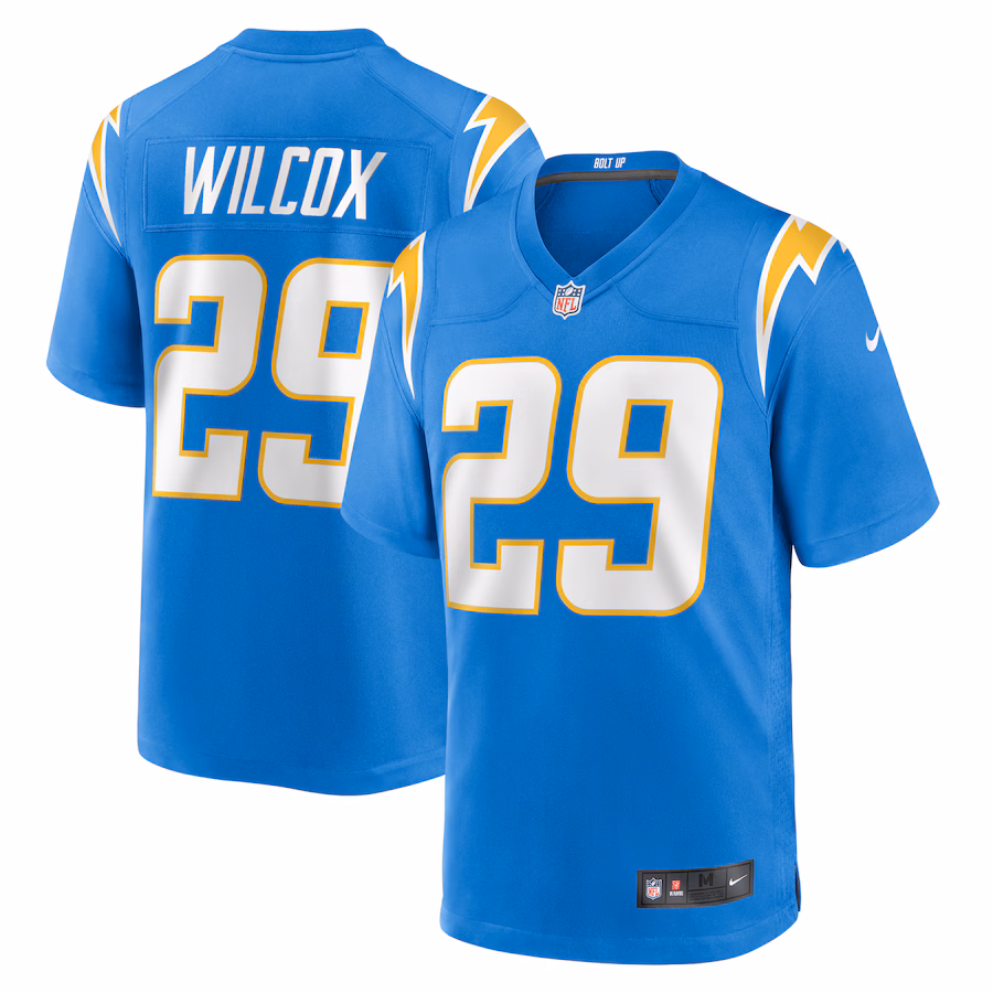 Men's Los Angeles Chargers Chris Wilcox Nike  Powder Blue Team Game Jersey - SUjersey01