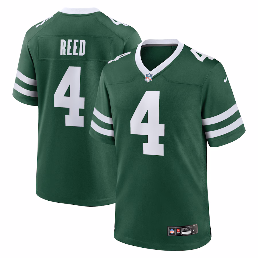 Men's New York Jets D.J. Reed Nike Legacy Green Game Jersey - SUjersey01