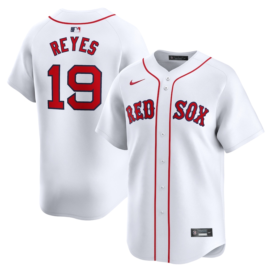 Men's Boston Red Sox Pablo Reyes Nike White Home Limited Player Jersey - SUjersey01