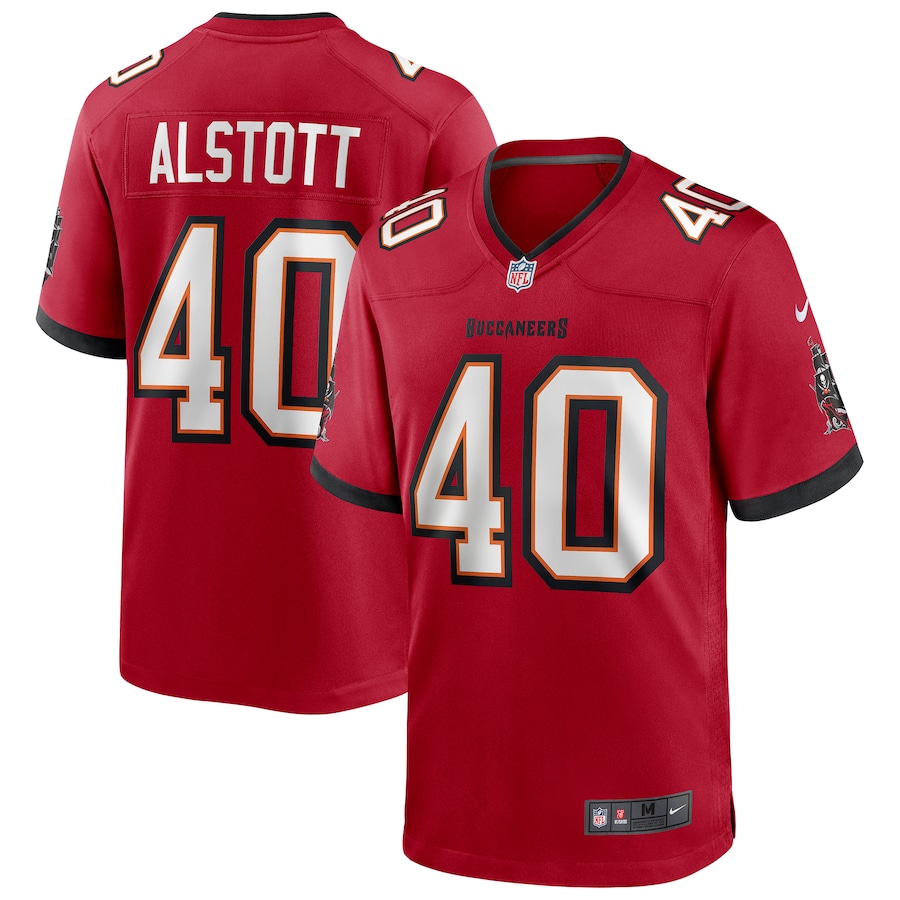Men's Tampa Bay Buccaneers Mike Alstott Nike Red Retired Player Game Jersey - SUjersey01