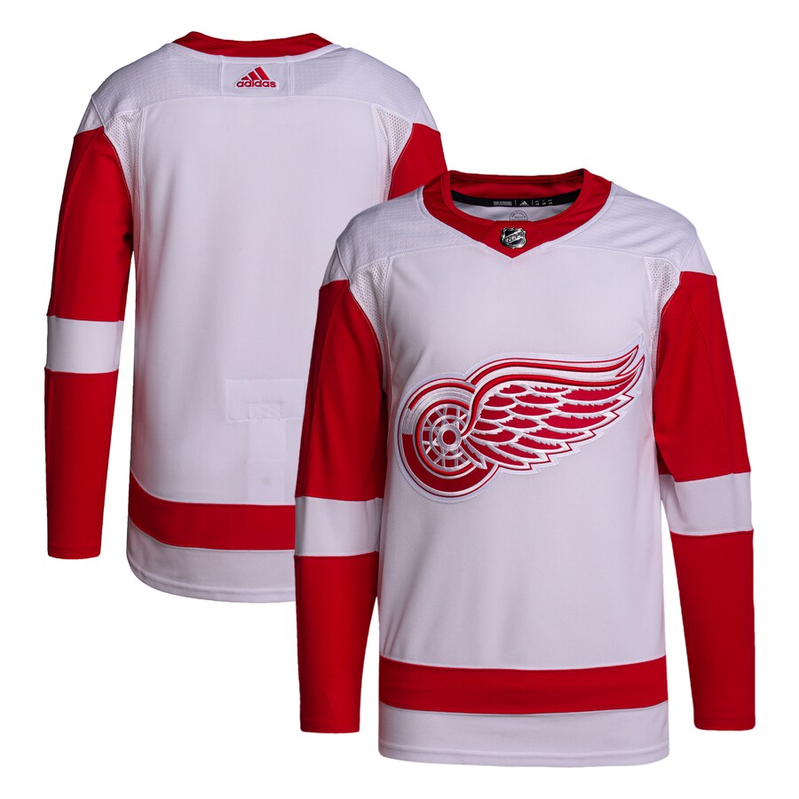 Men's Detroit Red Wings adidas White Away Primegreen Authentic Pro Jersey - SUjersey01