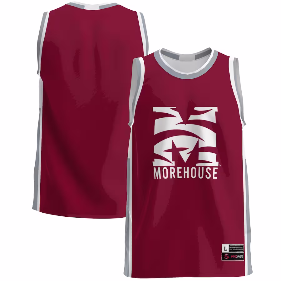 Morehouse Maroon Tigers GameDay Greats  Lightweight Basketball Jersey - Maroon - SUjersey01