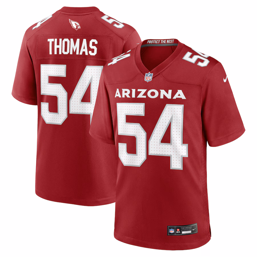 Men's Arizona Cardinals Xavier Thomas Nike Cardinal Team Game Jersey - SUjersey01