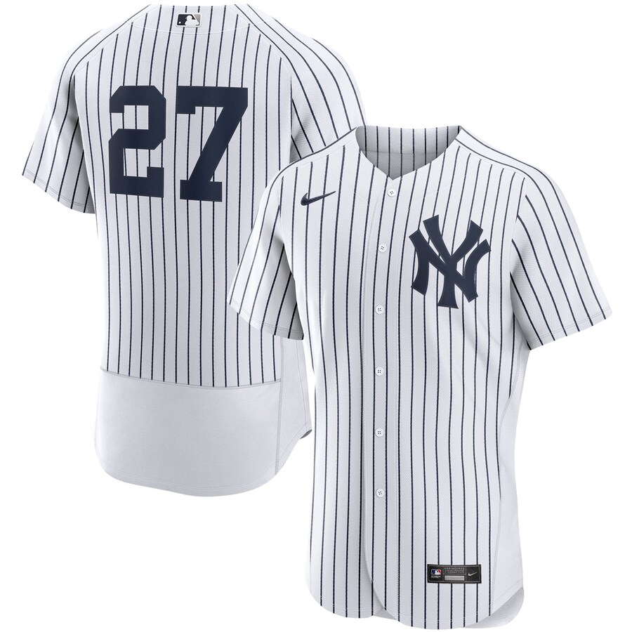 Men's New York Yankees Giancarlo Stanton Nike White Home Authentic Player Jersey - SUjersey01