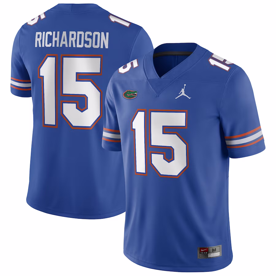 Anthony Richardson Florida Gators Jordan Brand Player Game Jersey - Royal - SUjersey01