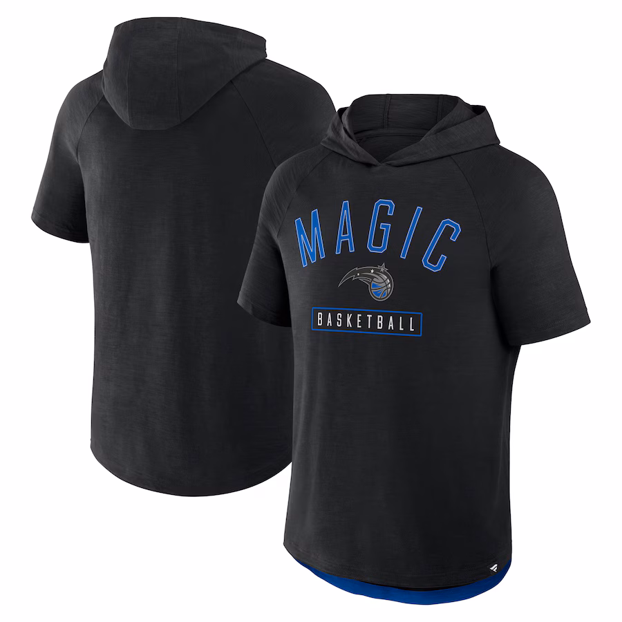 Men's Orlando Magic Fanatics Black Pass Legend Hooded T-Shirt - SUjersey01